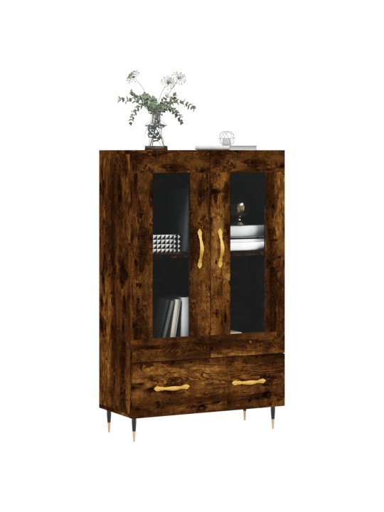 Skříň highboard kouřový dub 69,5 x 31 x 115 cm kompozitní dřevo