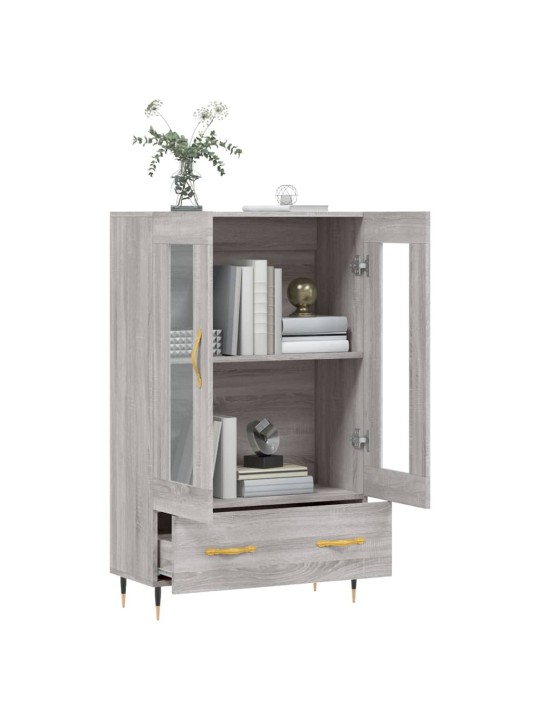 Skříň highboard šedá sonoma 69,5 x 31 x 115 cm kompozitní dřevo