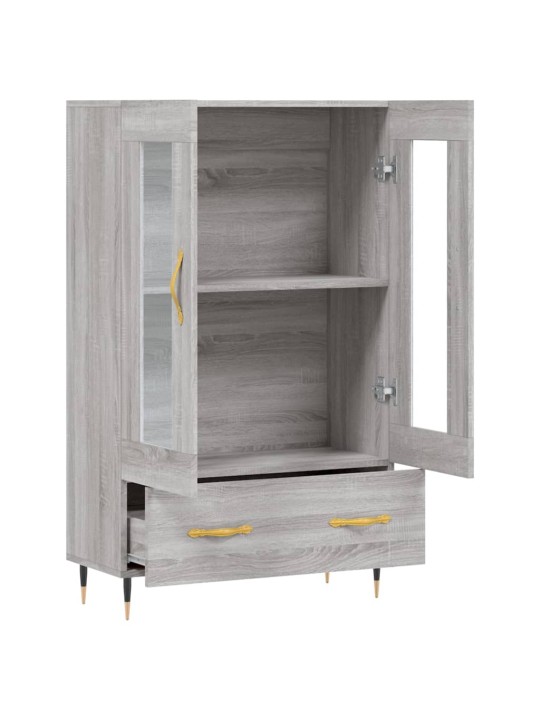 Skříň highboard šedá sonoma 69,5 x 31 x 115 cm kompozitní dřevo