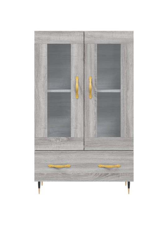 Skříň highboard šedá sonoma 69,5 x 31 x 115 cm kompozitní dřevo