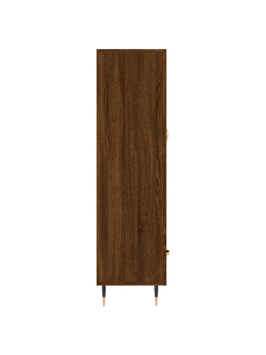 Skříň highboard hnědý dub 69,5 x 31 x 115 cm kompozitní dřevo