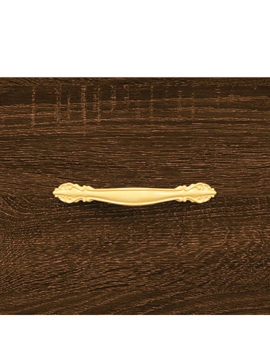 Skříň highboard hnědý dub 69,5 x 31 x 115 cm kompozitní dřevo