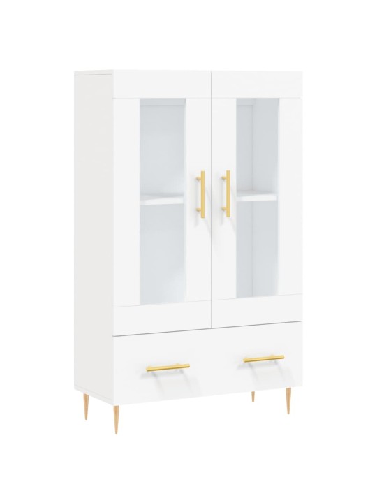 Skříň highboard bílá 69,5 x 31 x 115 cm kompozitní dřevo