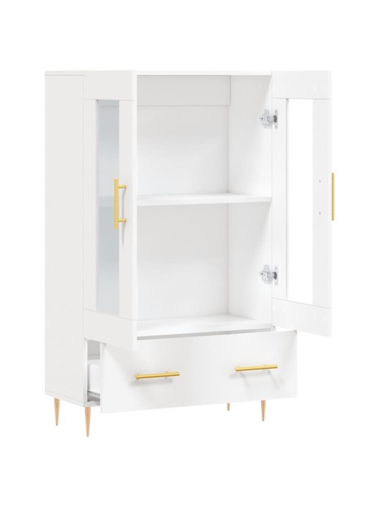 Skříň highboard bílá 69,5 x 31 x 115 cm kompozitní dřevo