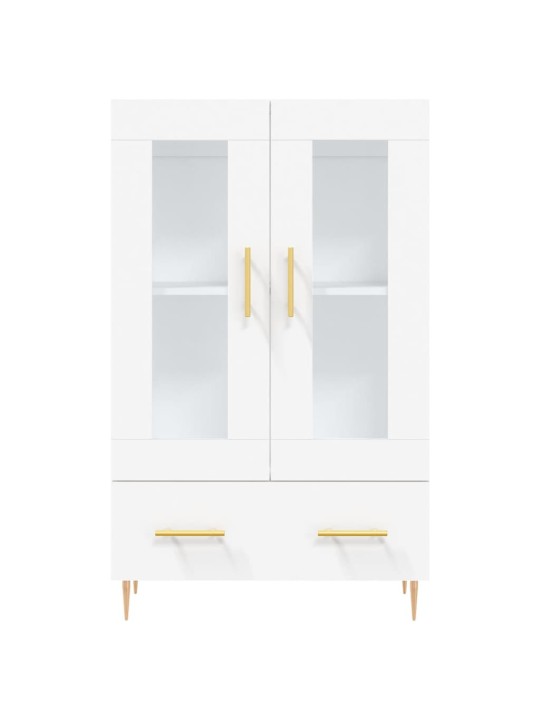 Skříň highboard bílá 69,5 x 31 x 115 cm kompozitní dřevo