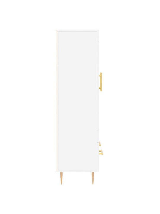 Skříň highboard bílá 69,5 x 31 x 115 cm kompozitní dřevo