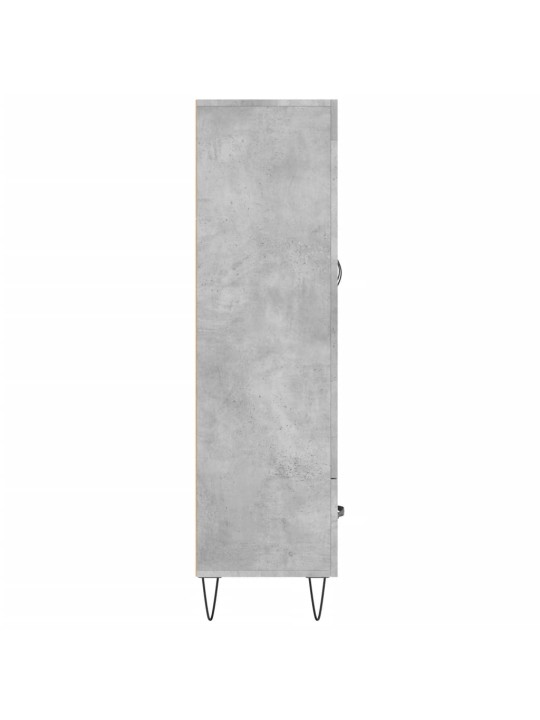 Skříň highboard betonově šedá 69,5x31x115 cm kompozitní dřevo