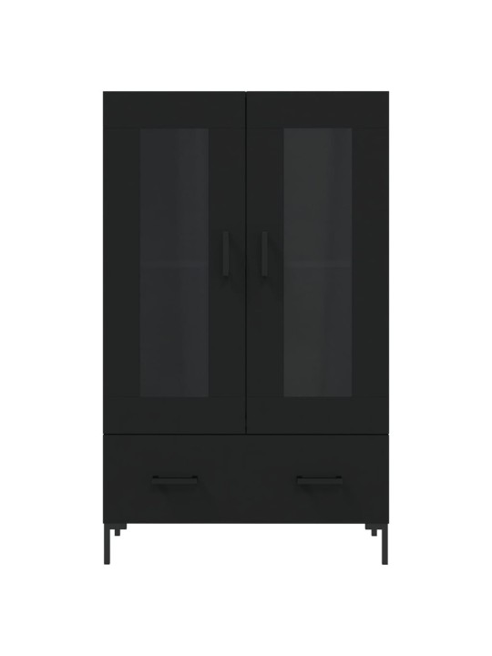 Skříň highboard černá 69,5 x 31 x 115 cm kompozitní dřevo