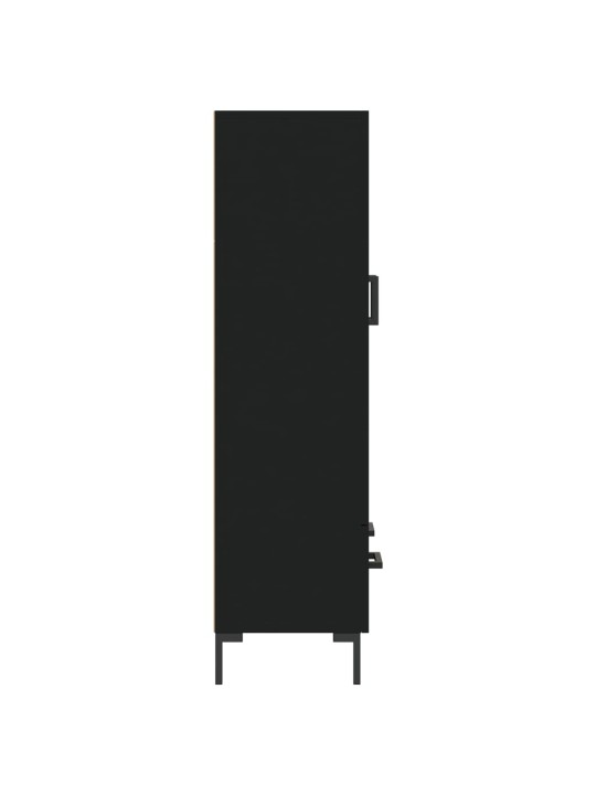 Skříň highboard černá 69,5 x 31 x 115 cm kompozitní dřevo