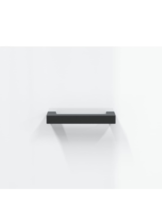 Skříň highboard lesklá bílá 69,5 x 31 x 115 cm kompozitní dřevo