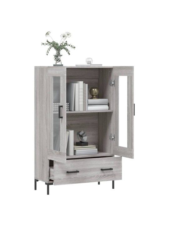 Skříň highboard šedá sonoma 69,5 x 31 x 115 cm kompozitní dřevo
