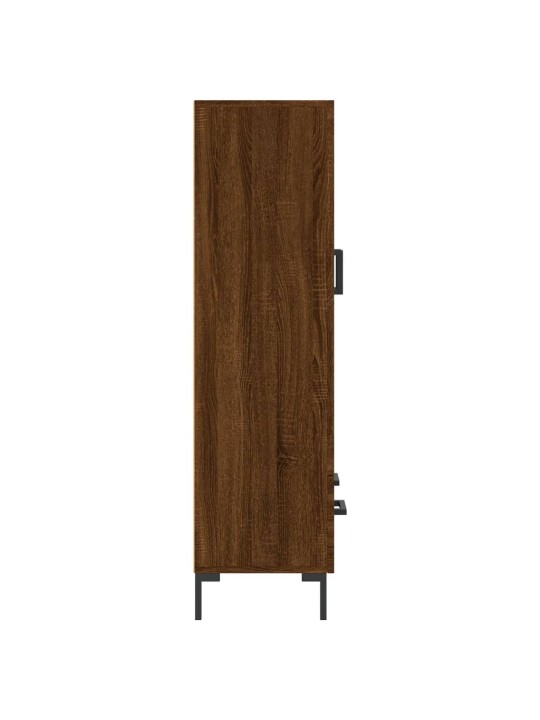 Skříň highboard hnědý dub 69,5 x 31 x 115 cm kompozitní dřevo