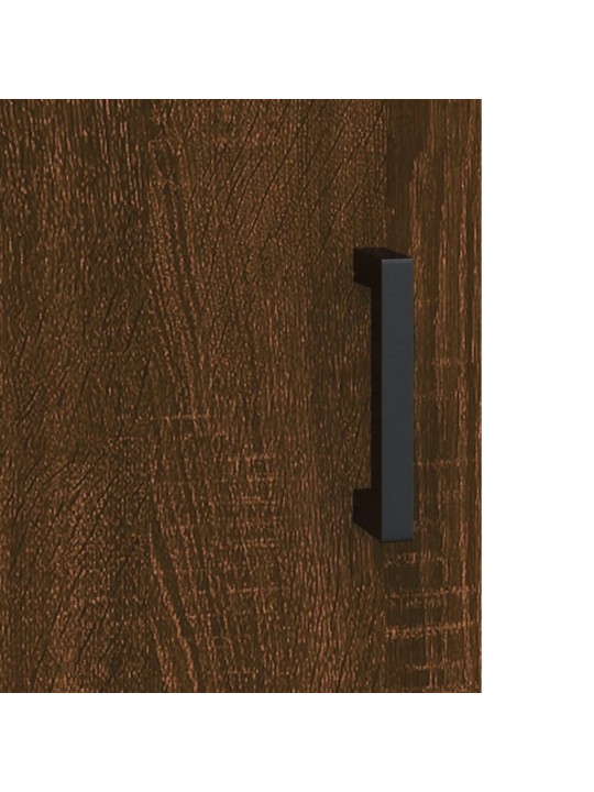 Skříň highboard hnědý dub 69,5 x 31 x 115 cm kompozitní dřevo