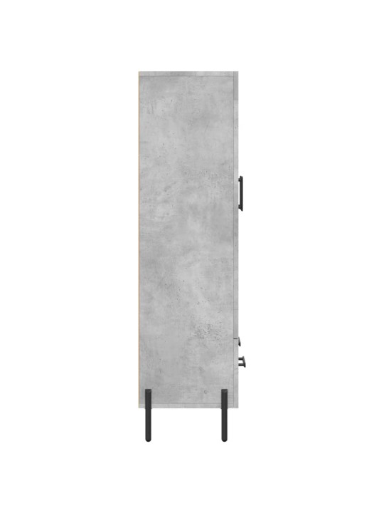 Skříň highboard betonově šedá 69,5x31x115 cm kompozitní dřevo