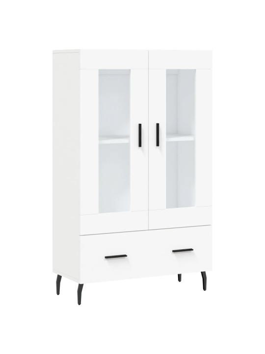 Skříň highboard bílá 69,5 x 31 x 115 cm kompozitní dřevo