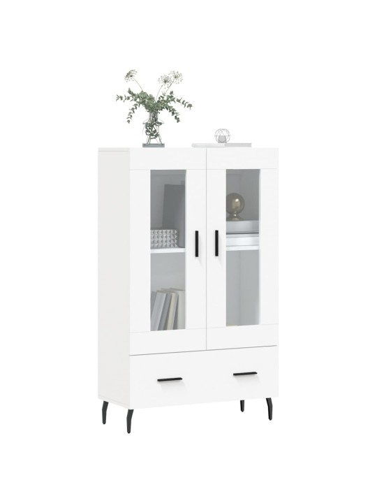 Skříň highboard bílá 69,5 x 31 x 115 cm kompozitní dřevo