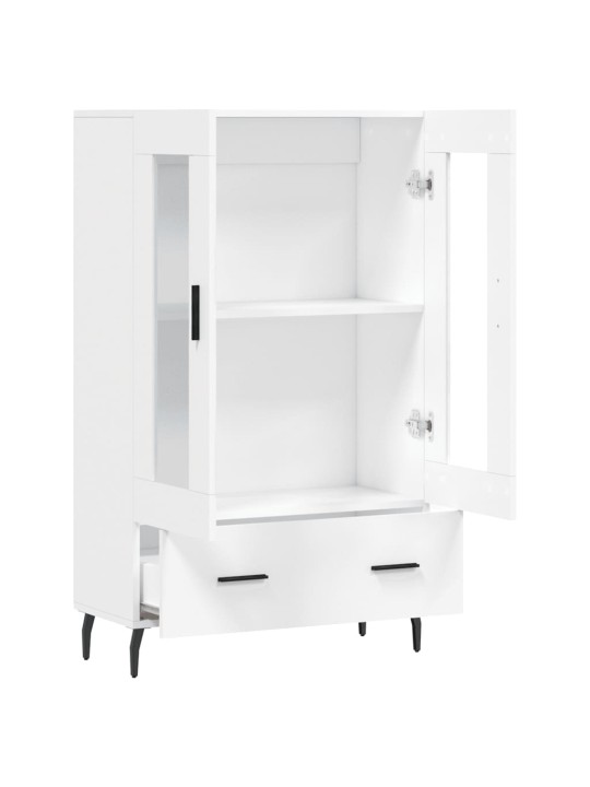 Skříň highboard bílá 69,5 x 31 x 115 cm kompozitní dřevo