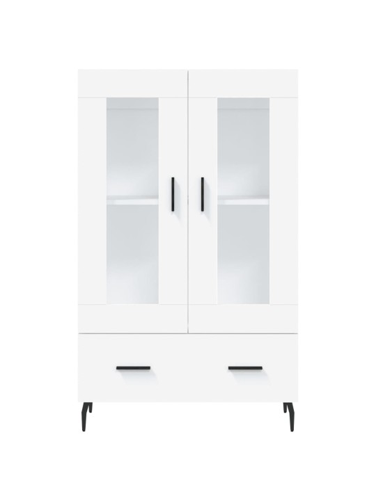 Skříň highboard bílá 69,5 x 31 x 115 cm kompozitní dřevo