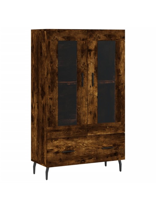 Skříň highboard kouřový dub 69,5 x 31 x 115 cm kompozitní dřevo