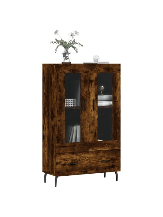 Skříň highboard kouřový dub 69,5 x 31 x 115 cm kompozitní dřevo
