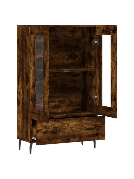 Skříň highboard kouřový dub 69,5 x 31 x 115 cm kompozitní dřevo
