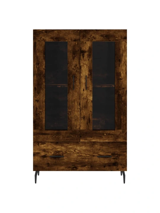 Skříň highboard kouřový dub 69,5 x 31 x 115 cm kompozitní dřevo