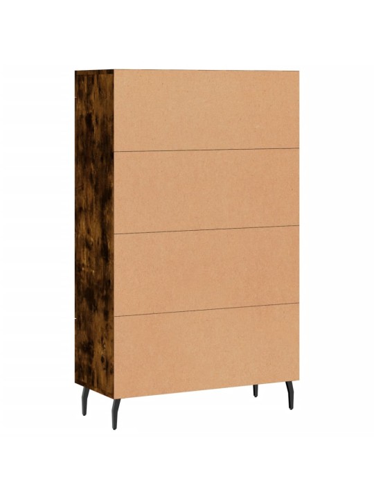 Skříň highboard kouřový dub 69,5 x 31 x 115 cm kompozitní dřevo