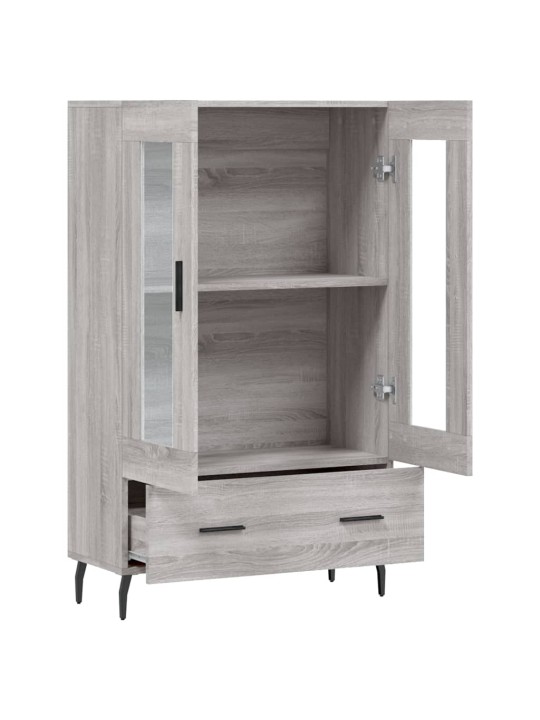 Skříň highboard šedá sonoma 69,5 x 31 x 115 cm kompozitní dřevo
