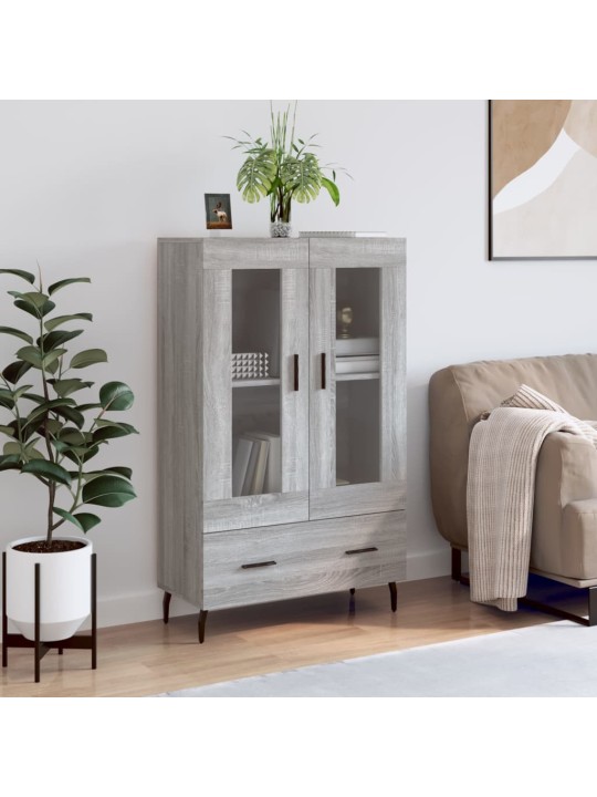 Skříň highboard šedá sonoma 69,5 x 31 x 115 cm kompozitní dřevo