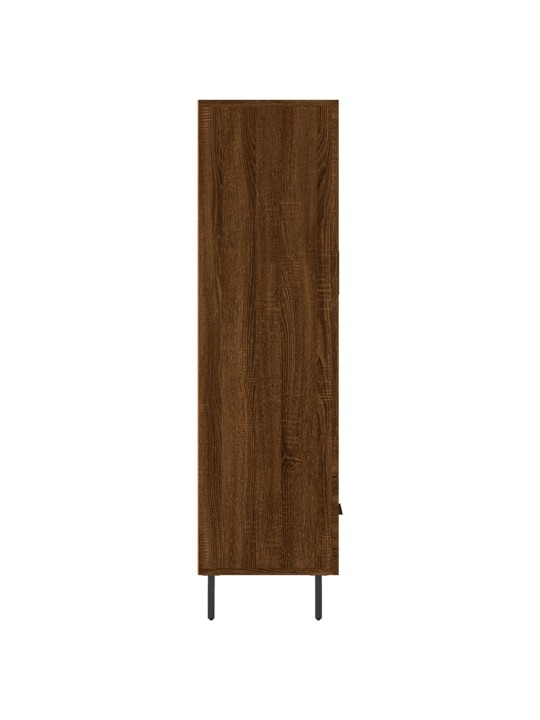 Skříň highboard hnědý dub 69,5 x 31 x 115 cm kompozitní dřevo