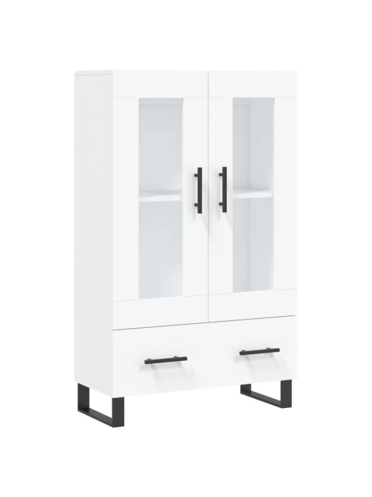 Skříň highboard bílá 69,5 x 31 x 115 cm kompozitní dřevo