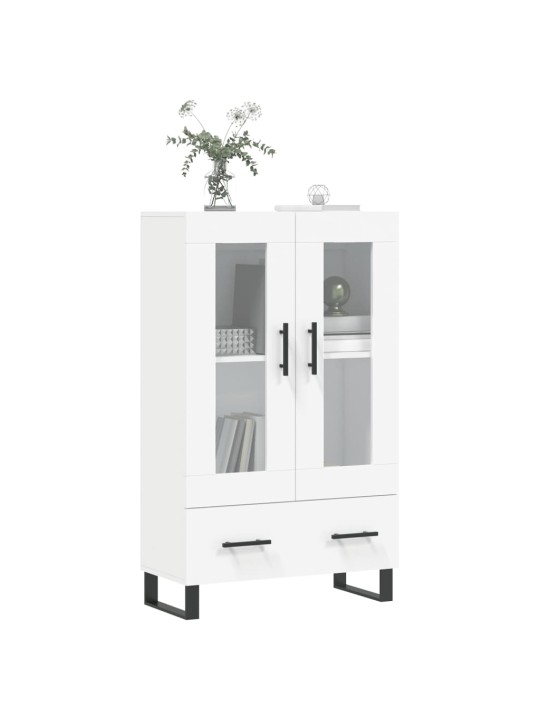 Skříň highboard bílá 69,5 x 31 x 115 cm kompozitní dřevo