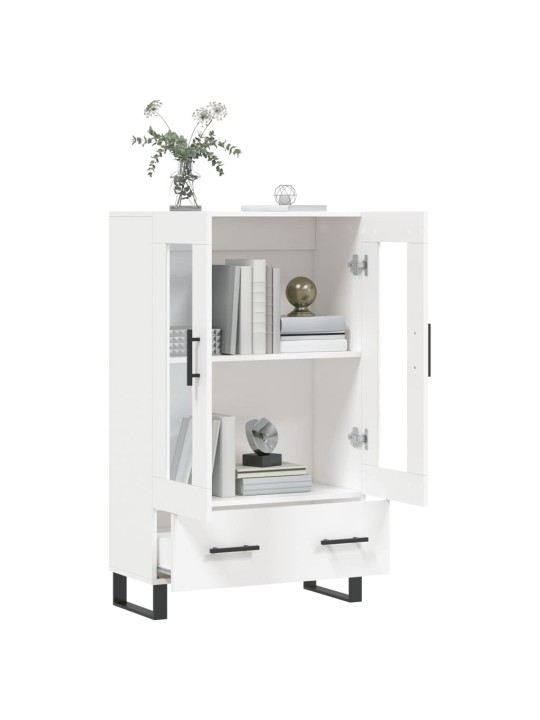 Skříň highboard bílá 69,5 x 31 x 115 cm kompozitní dřevo