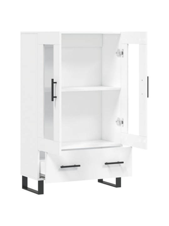 Skříň highboard bílá 69,5 x 31 x 115 cm kompozitní dřevo