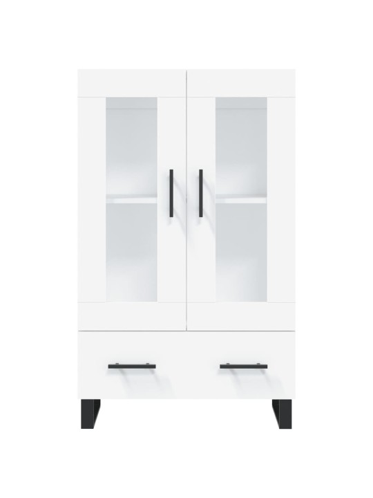 Skříň highboard bílá 69,5 x 31 x 115 cm kompozitní dřevo