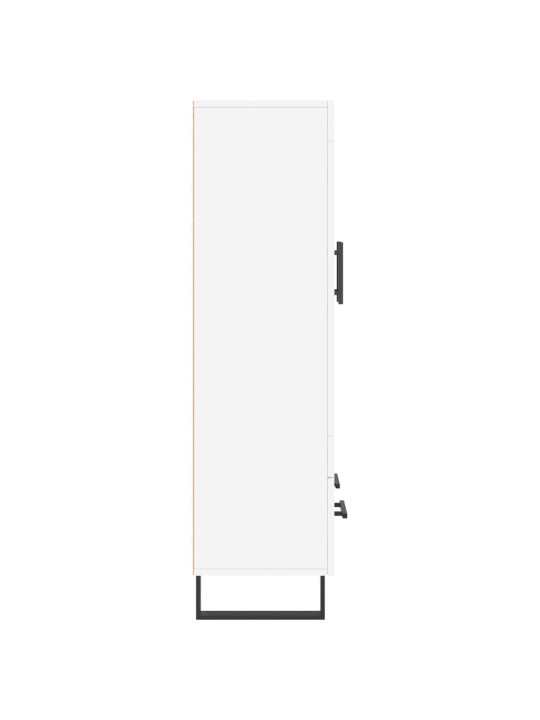 Skříň highboard bílá 69,5 x 31 x 115 cm kompozitní dřevo
