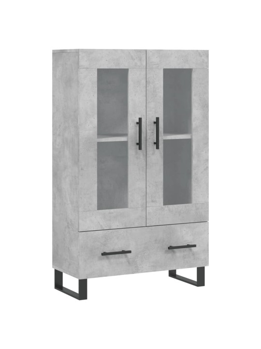 Skříň highboard betonově šedá 69,5x31x115 cm kompozitní dřevo