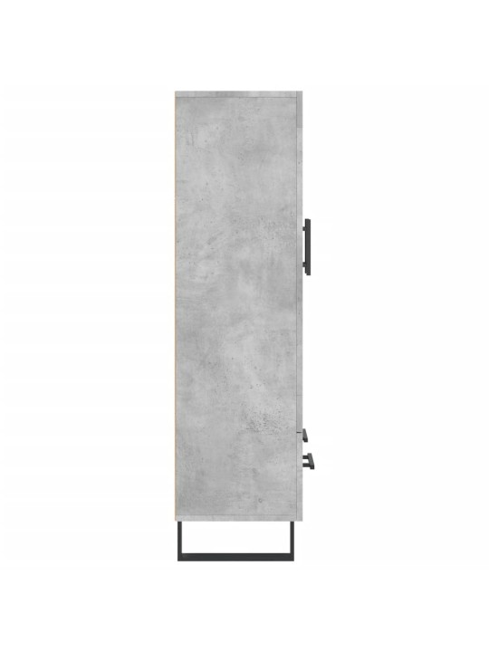 Skříň highboard betonově šedá 69,5x31x115 cm kompozitní dřevo