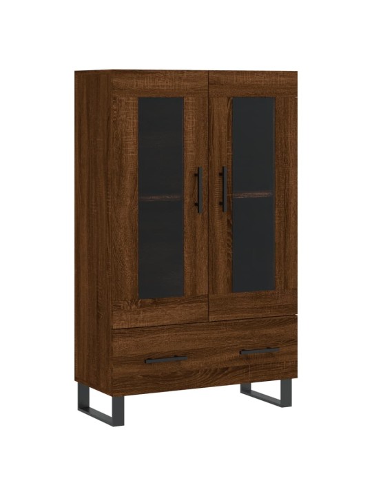 Skříň highboard hnědý dub 69,5 x 31 x 115 cm kompozitní dřevo