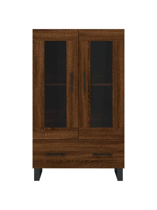 Skříň highboard hnědý dub 69,5 x 31 x 115 cm kompozitní dřevo