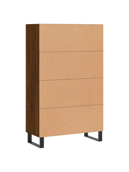 Skříň highboard hnědý dub 69,5 x 31 x 115 cm kompozitní dřevo