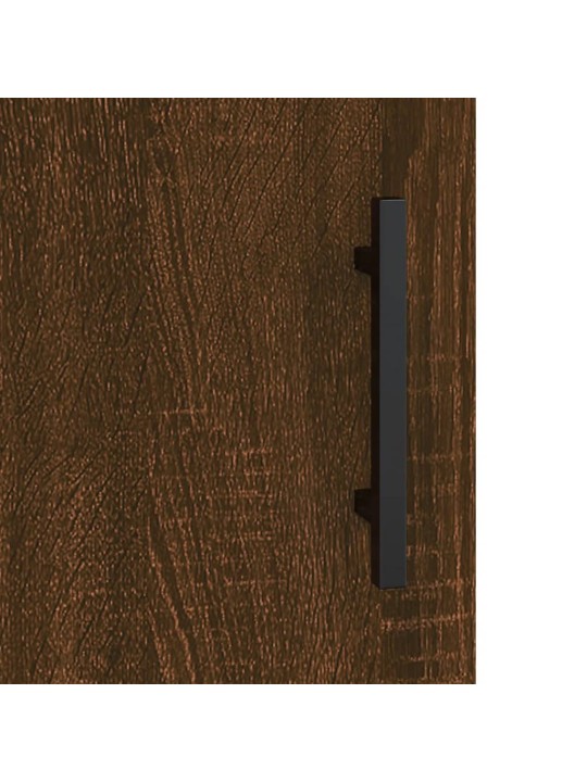 Skříň highboard hnědý dub 69,5 x 31 x 115 cm kompozitní dřevo