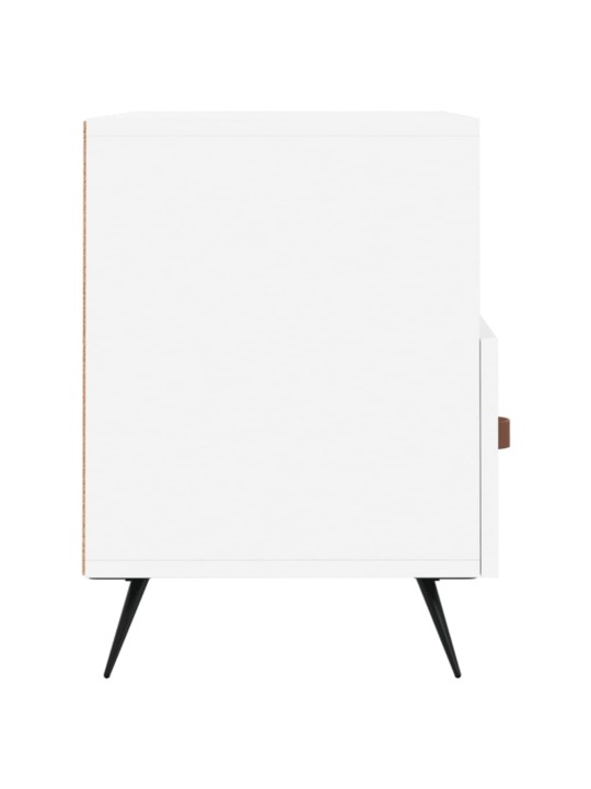 TV skříňka bílá 80 x 36 x 50 cm kompozitní dřevo