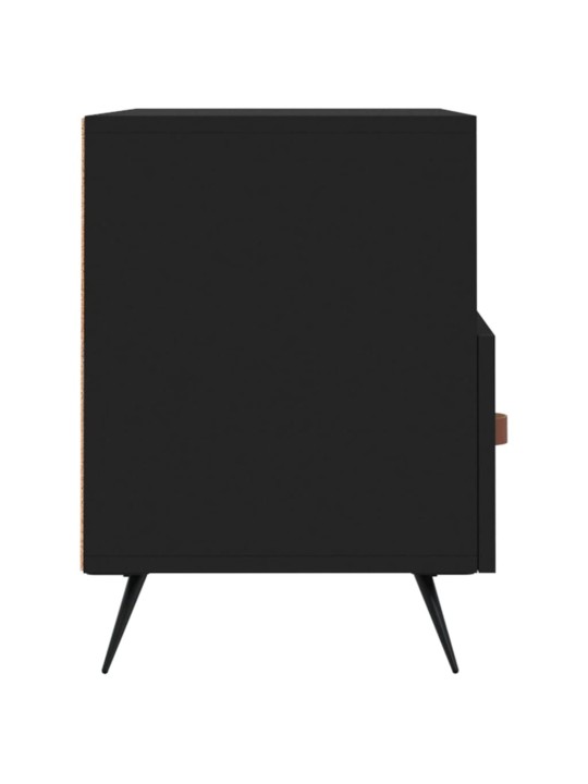 TV skříňka černá 80 x 36 x 50 cm kompozitní dřevo