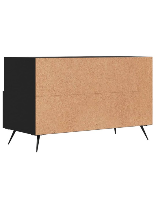 TV skříňka černá 80 x 36 x 50 cm kompozitní dřevo