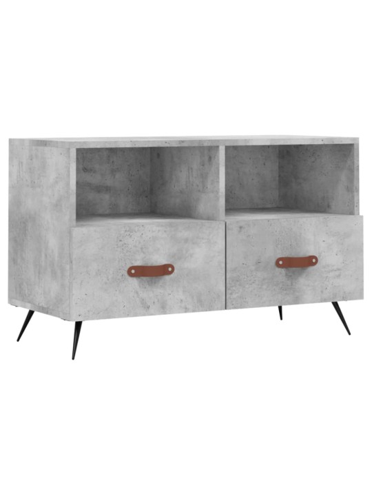 TV skříňka betonově šedá 80 x 36 x 50 cm kompozitní dřevo