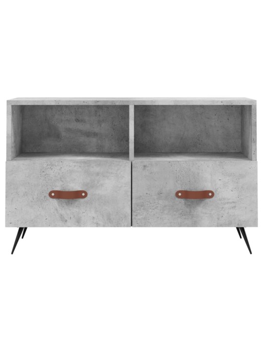 TV skříňka betonově šedá 80 x 36 x 50 cm kompozitní dřevo