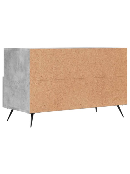 TV skříňka betonově šedá 80 x 36 x 50 cm kompozitní dřevo