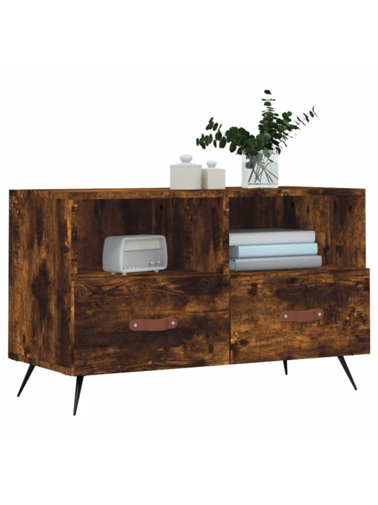 TV skříňka kouřový dub 80 x 36 x 50 cm kompozitní dřevo