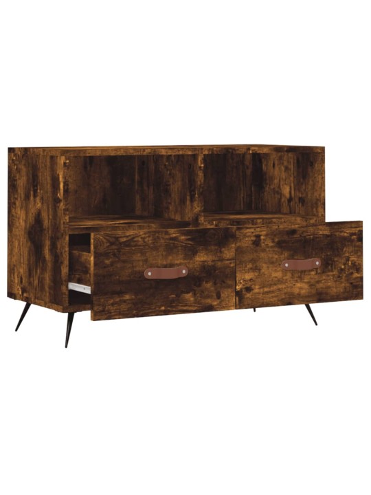 TV skříňka kouřový dub 80 x 36 x 50 cm kompozitní dřevo